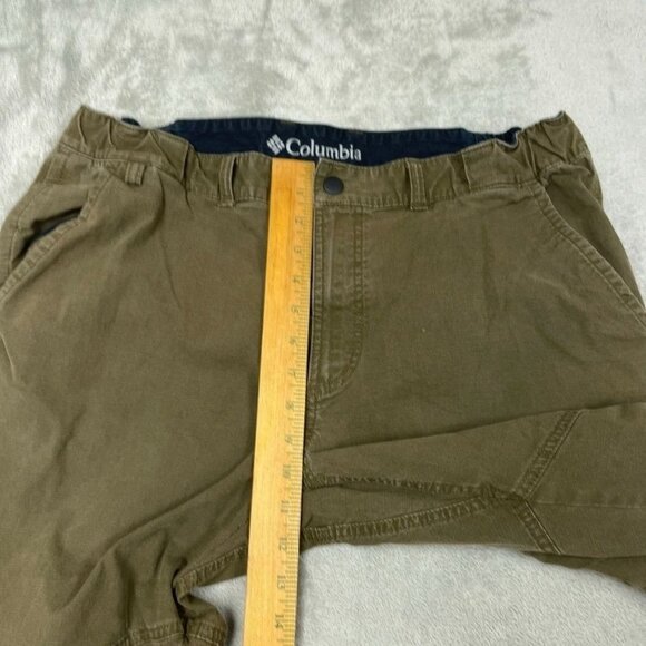 Columbia Mens Green Outdoor Pants 36W 34L straight fit a0182 - Picture 4 of 10